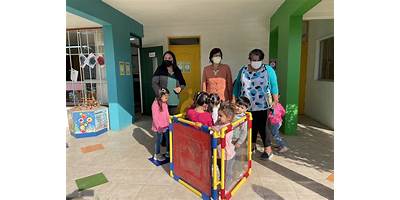 Burbujitas sala cuna Fundación Integra Puerto Varas