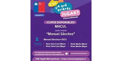 Manuel Sanchez sala cuna JUNJI Macul