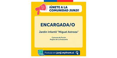 Miguel Astroza sala cuna JUNJI Pucón