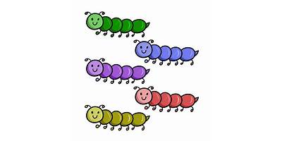 Oruguitas de Piedra Azul sala cuna JUNJI Molina