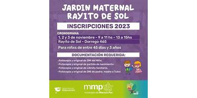 Rayito de Sol sala cuna Fundación Integra Penco